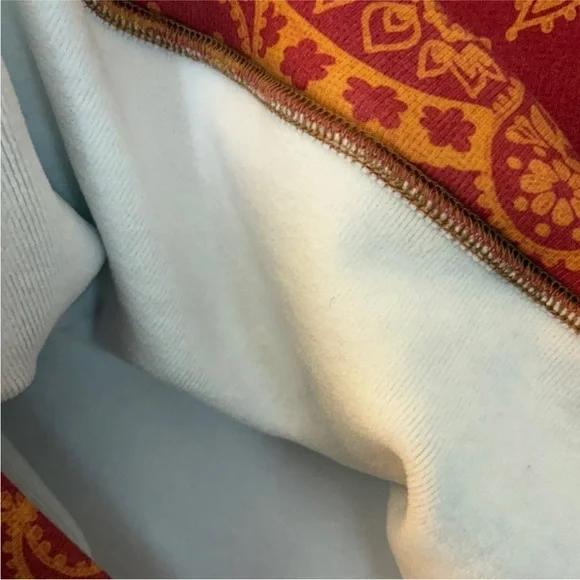 FARM Rio Bandana Mixed Leopard Floral Patchwork Oversized Sweatshirt, sz S, 🐆 🌼 - Picture 5 of 7